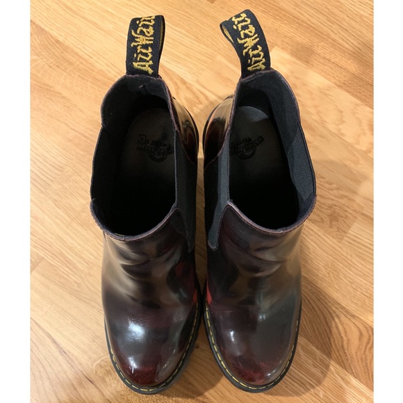 Dr. Martens Hurston Arcadia Cherry Red Sz 9 - Picture 7 of 7